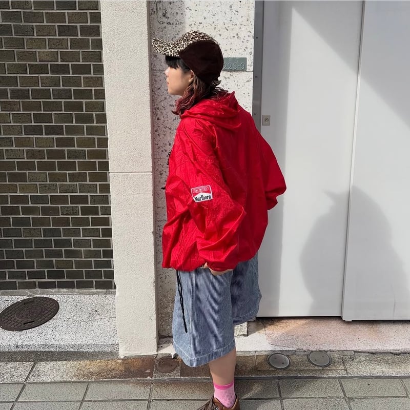 90s Marlboro ナイロンアノラックパーカー | CUSTOM FEVER