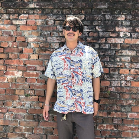 KAHALA 魚柄シャツ  M
