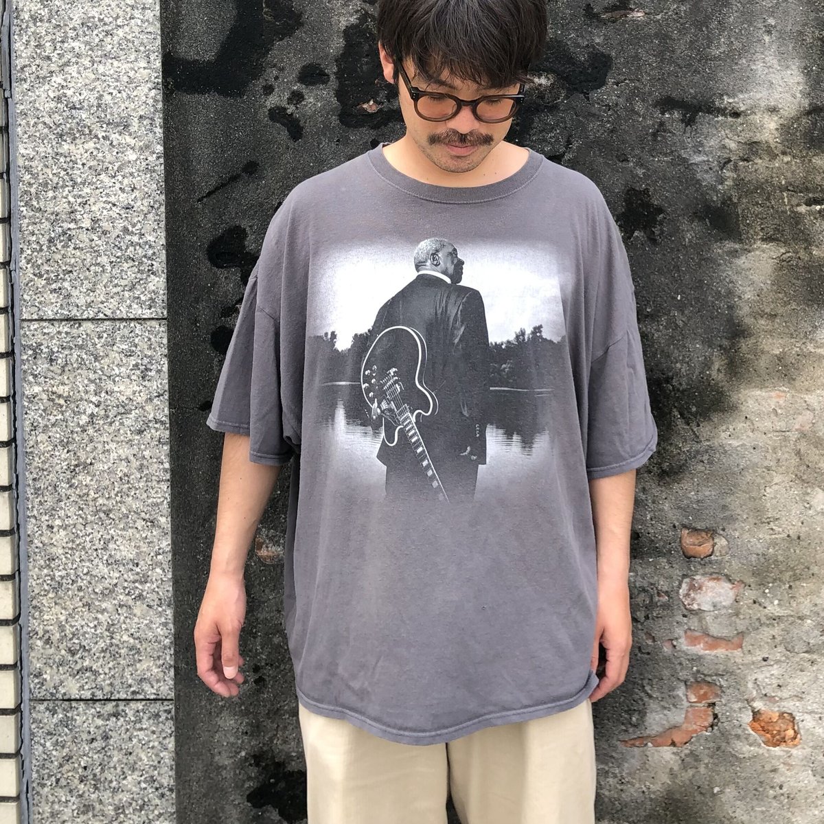 BBキング Tシャツ コットン100% Tシャツ 綿100％ メンズ レディース 半袖 おしゃれ B.B. KING