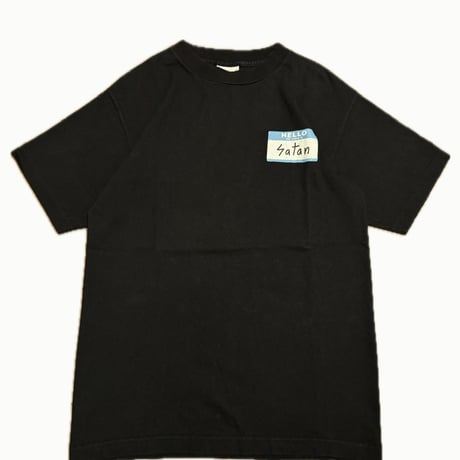 90's FUCT “HELLO my name is Satan” Tシャツ