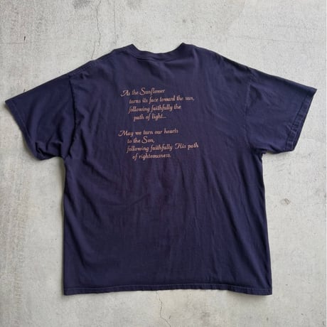 DELTA ひまわりプリントTシャツ