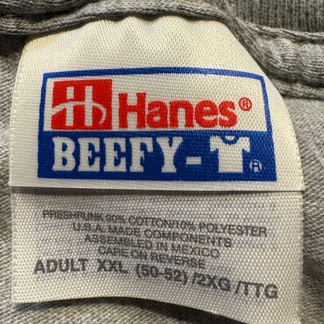 90's〜 Hanes BEEFY 無地T デッドストック