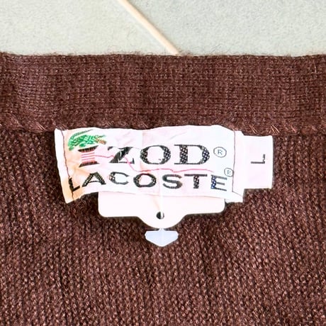 70s IZOD LACOSTE カーディガン