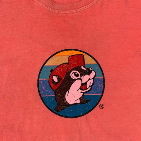 後染め両面プリントTシャツ