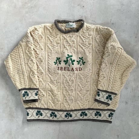 アイルランド製フィッシャーマンニット