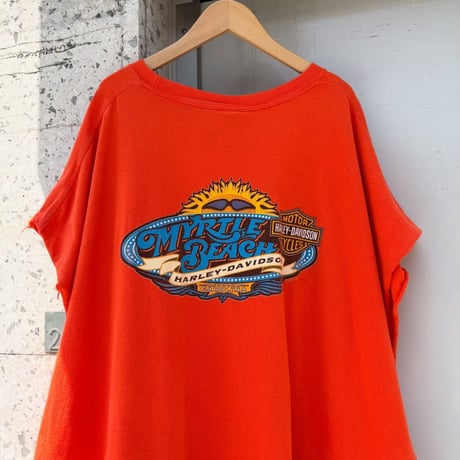 HARLEY-DAVIDSON カットオフノースリーブTシャツ