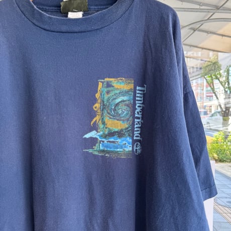 90's USA製 Timberland プリントTシャツ XL