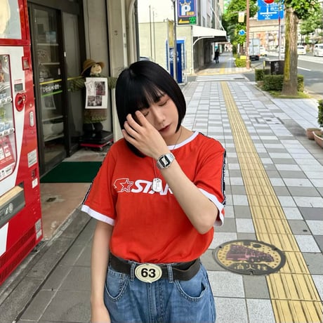 STARTER オレンジリンガーTシャツ