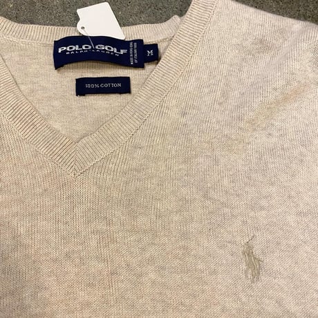 POLO GOLF コットンニットベスト