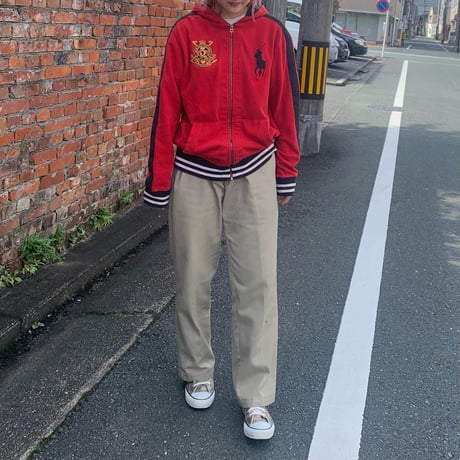 ビッグポニーフルジップパーカー