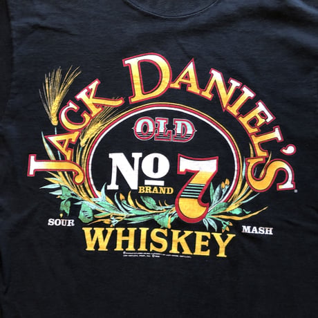 〜90's JACK DANIEL プリントTシャツ