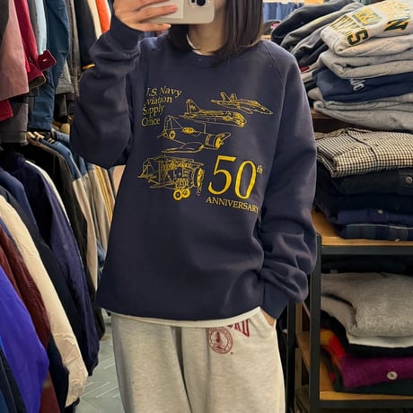 90s U.S. Navy プリントスウェット