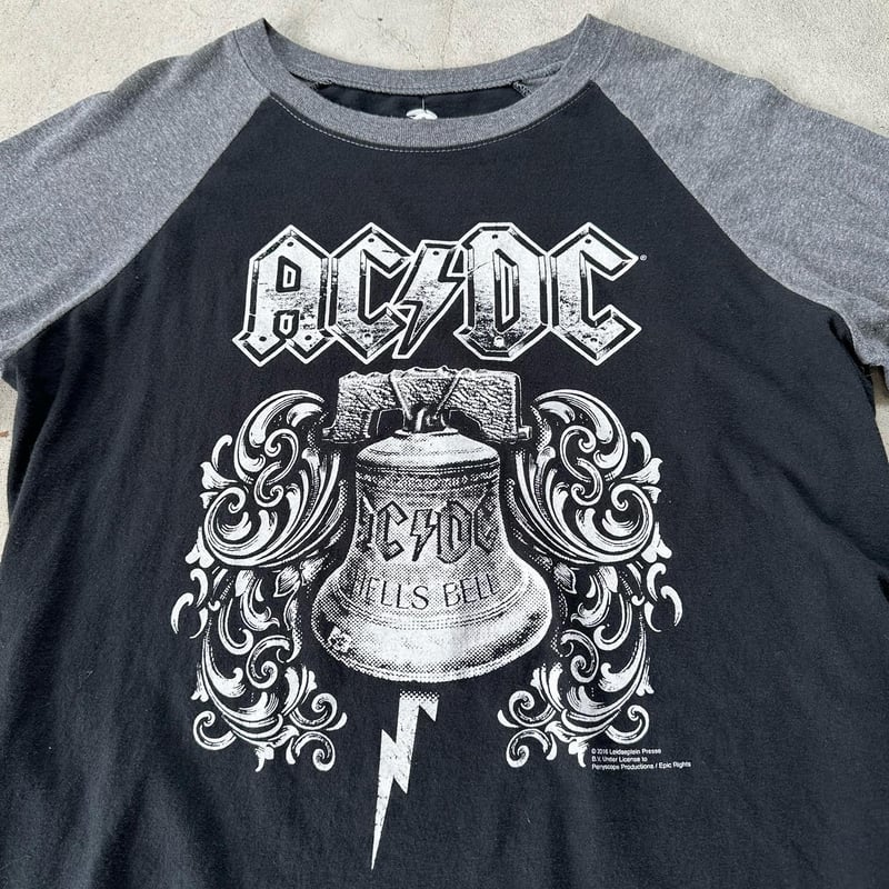 70s パキ綿 ACDC ラグランT バンドtシャツ バンT AC/DC 70s パキ綿 ACDC ラグランT バンドtシャツ バンT AC/DC