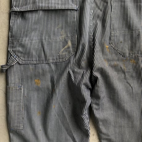 Sears TOUGHSKINSヒッコリーオーバーオール