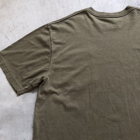 Carhartt ワンポイントポケT  カーキL