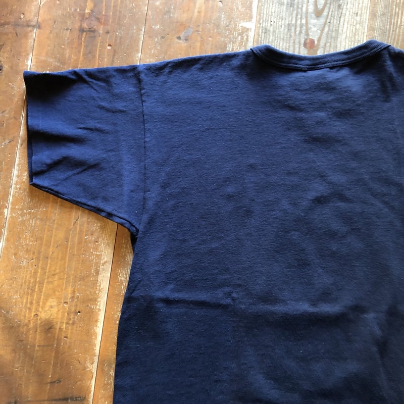 ⭐️染みタグ　フットボールtシャツ　90年代 Champion XL ネイビー c3-b311-370-2.jpg