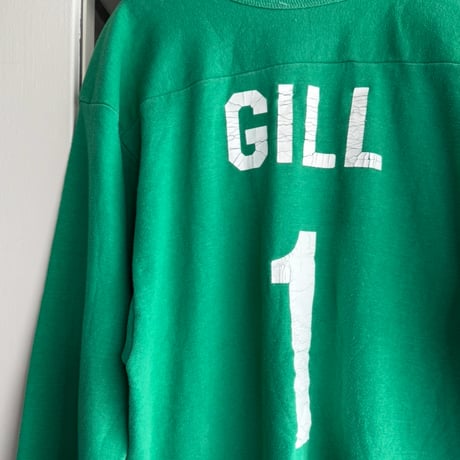 70's 金タグRUSSELL フットボールTシャツ　M