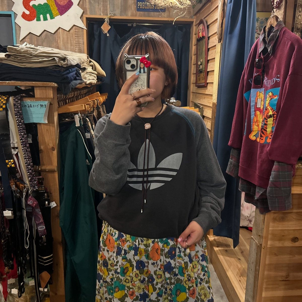 STITCH SHOW】ハンドペイントラグランスウェット STITCHSHOW