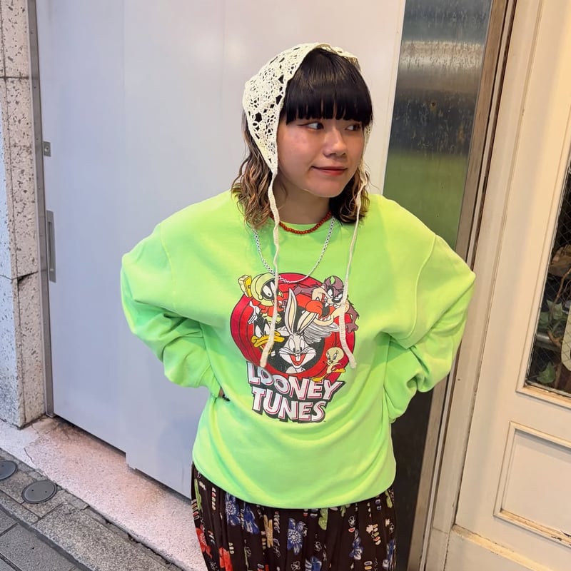 SPUMONI スプモーニ　ファンシー　スウェット　ヴィンテージ　発砲プリント eaa223741_02.jpg