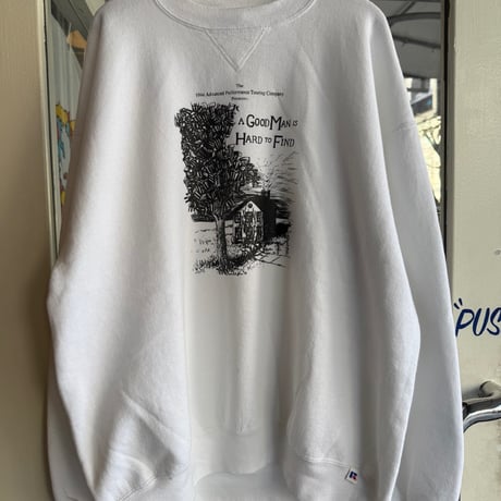 90's USA製RUSSELLプリントスウェット XL