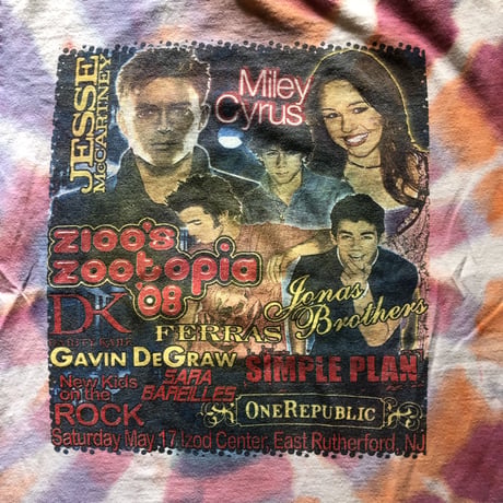 ZIOO'S ZOOTOPIA '08 タイダイTシャツ