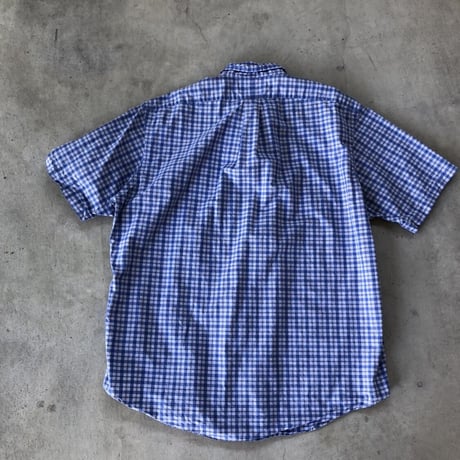 Ralph Lauren  半袖チェックシャツ XL