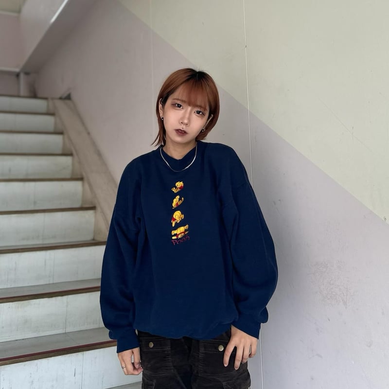 プーさん刺繍トレーナー | CUSTOM FEVER