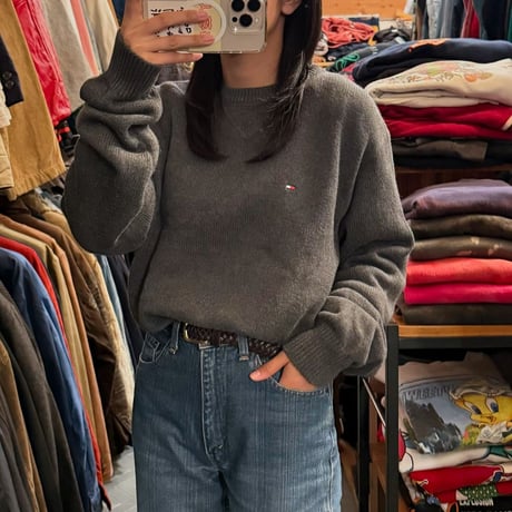90s Tommy Hilfiger コットンニット