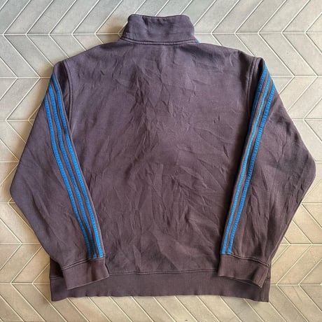 adidas ハーフジップスウェット