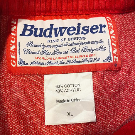 Budweiserニット