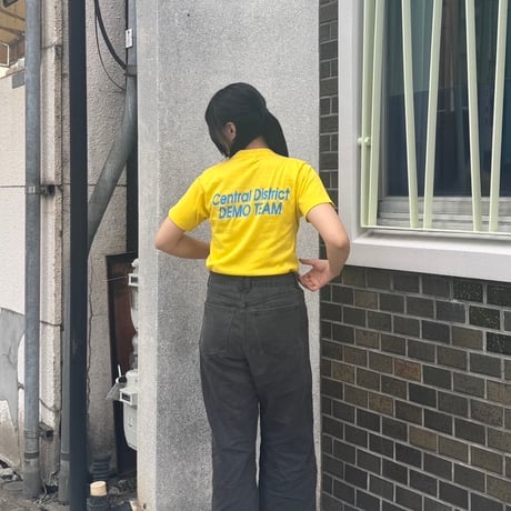 AHA シングルステッチ両面プリントTシャツ