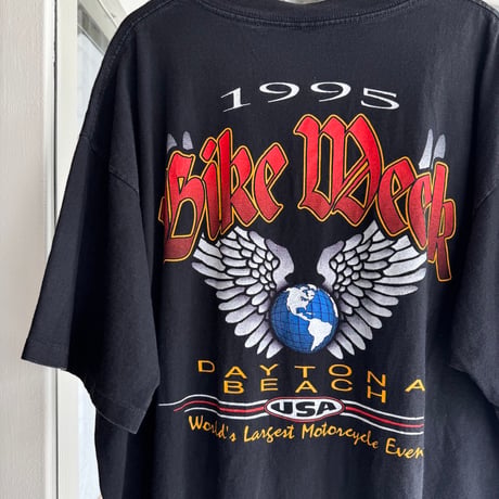 90’s “Bike Week 1995 Daytona Beach”プリントTシャツ XL