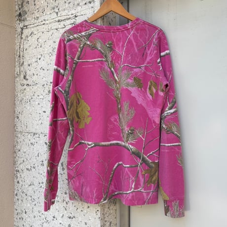 REALTREE ヘンリーネックロンT