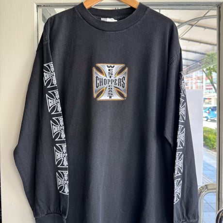 WEST COAST CHOPPERS 袖プリントロンT M