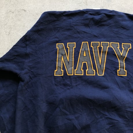 US.NAVY リフレクタープリントスウェット