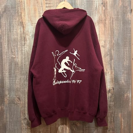 USA製 RUSSELL バックプリントフーディー