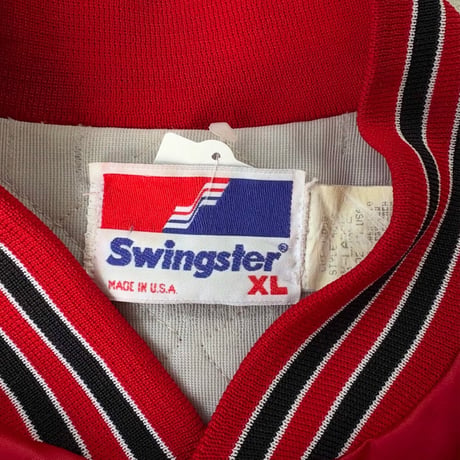 USA製 Chicago Bulls サテンスタジャン