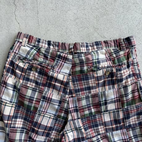 OLD NAVY チェック柄パッチワークハーフパンツ