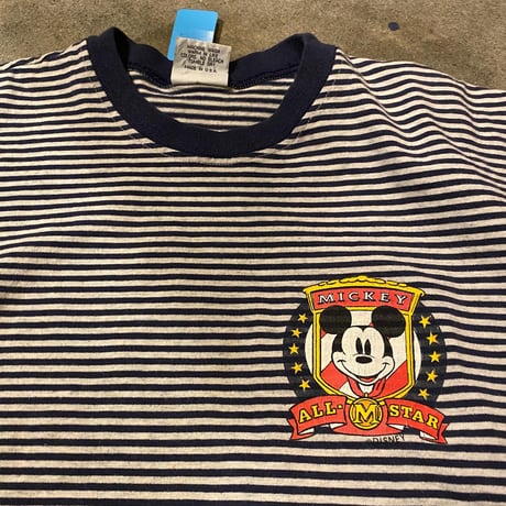 USA製ミッキーボーダーＴシャツ