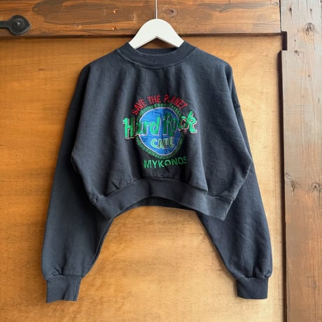 USA製 Hard Rock cafe ショート丈スウェット