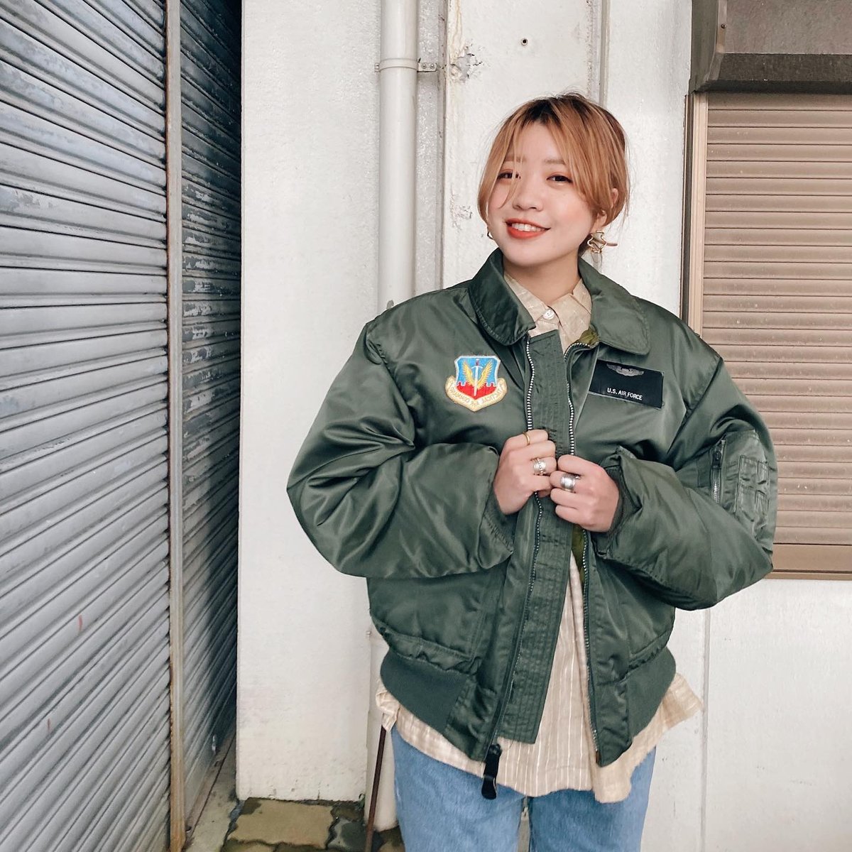 AVIREX アヴィレックス CWU-55P フライトジャケット ベスト付 M AVIREX アヴィレックス CWU-55P フライトジャケット ベスト付 M