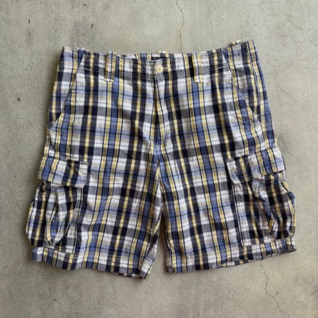POLO JEANS COMPANY チェックカーゴショーツ