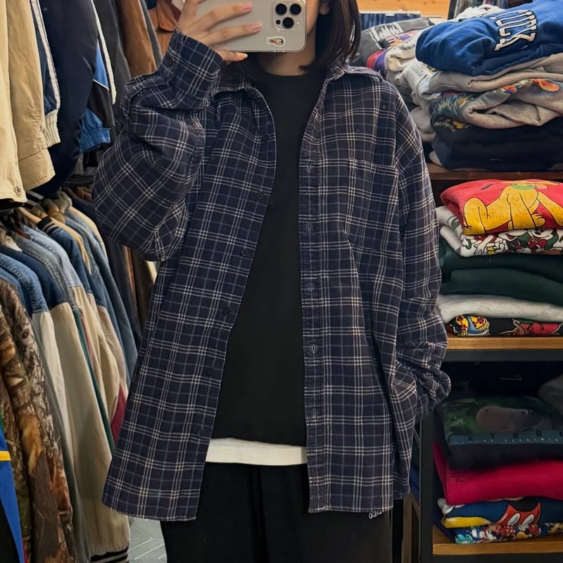 GAP チェック柄コーデュロイシャツ | CUSTOM FEVER