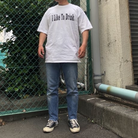 00's 〝I Like To Drink〟プリントT