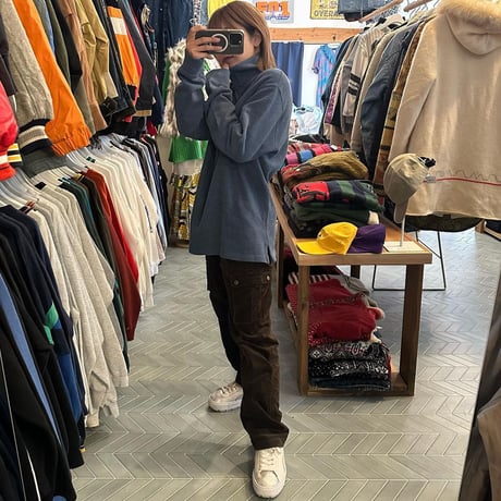 POLO ハーフジップニット