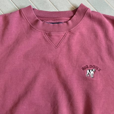 90s BIG DOGS ワンポイントスウェット