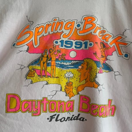 90's USA製 Daytona Beach “Spring Break 1991” Tシャツ