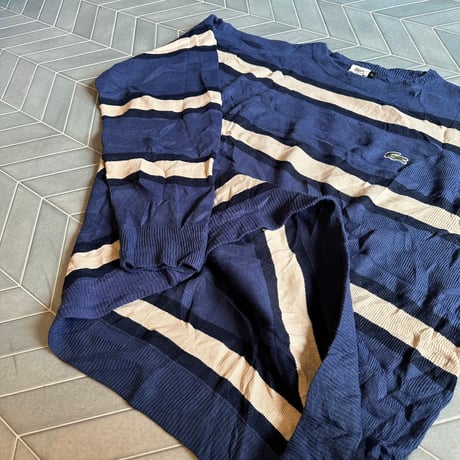 LACOSTE ボーダーニット