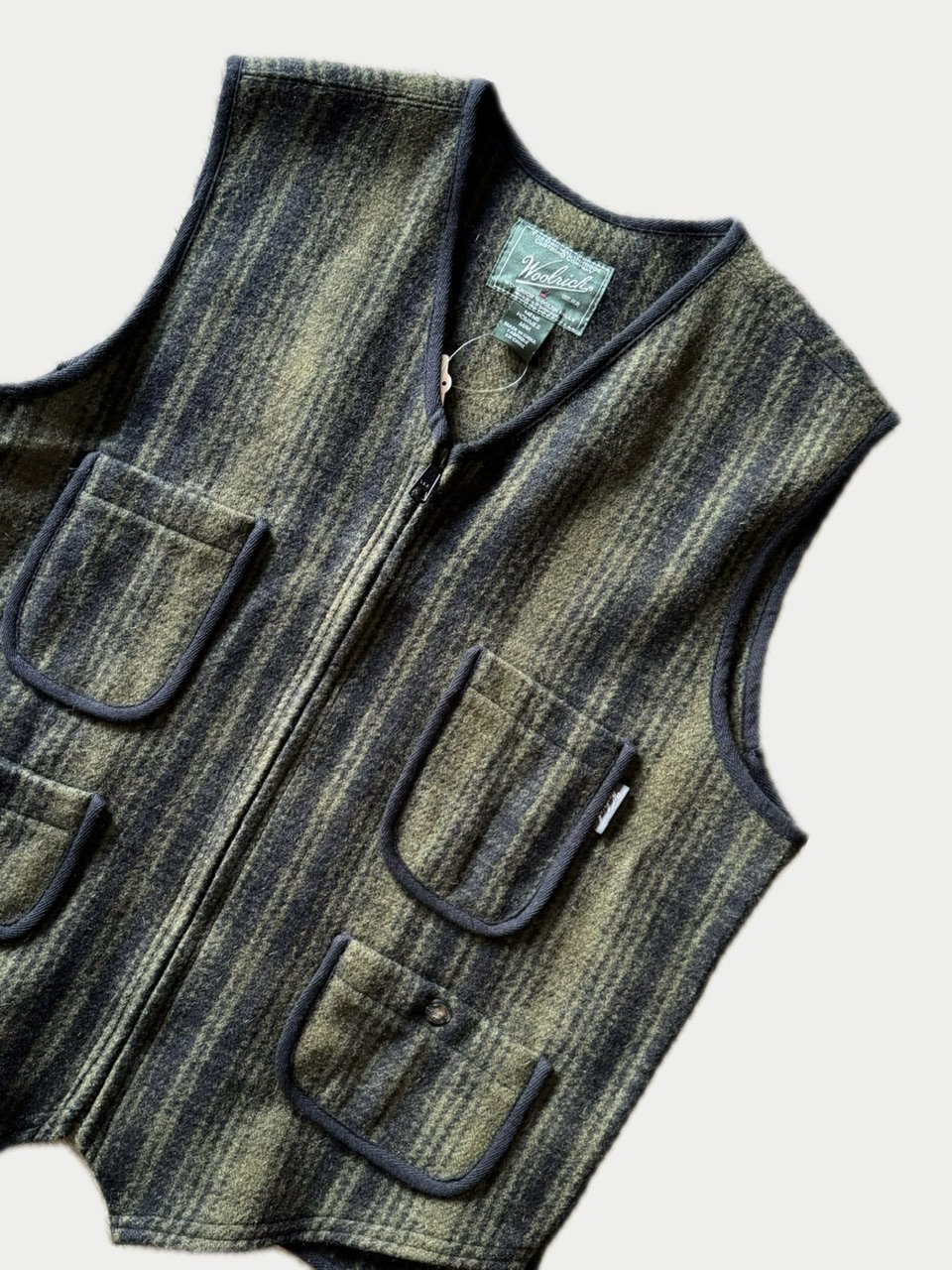 WOOLRICHウールベスト M | CUSTOM FEVER