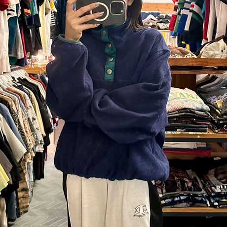 80〜90s USA製 WOOLRICH フリース